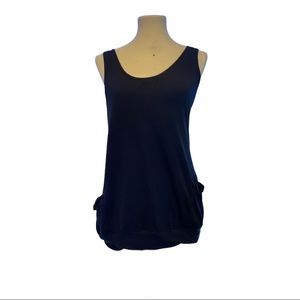 Charlotte Russe Black Tank w Pockets (M)